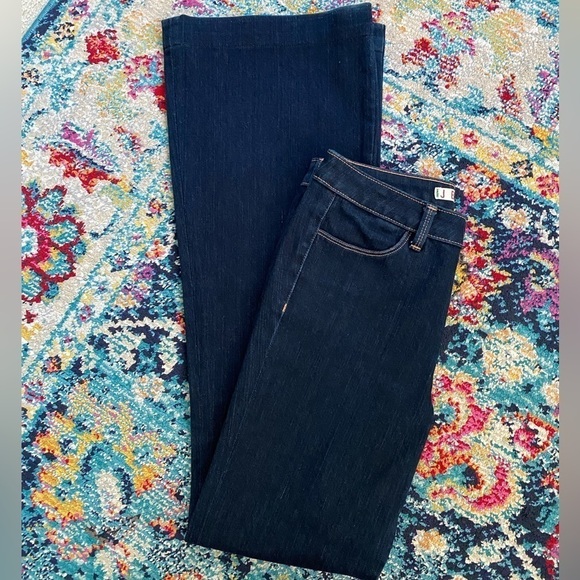 J Brand The Doll High Waisted Flare Bell Bottom Dark Wash Denim Jeans Women’s 28 - Picture 5 of 16